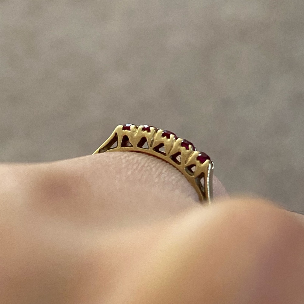 14k gold ruby ring - Picture 3 of 7